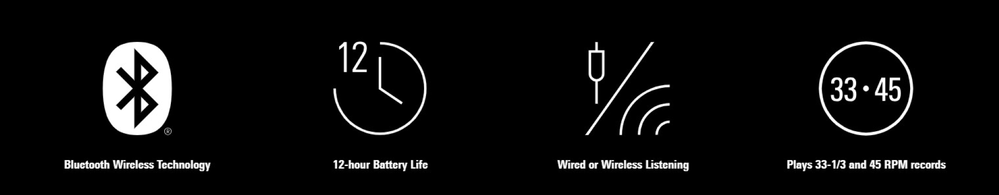 Audio-Technica AT-SB727 Sound Burger Portable Bluetooth Turntable