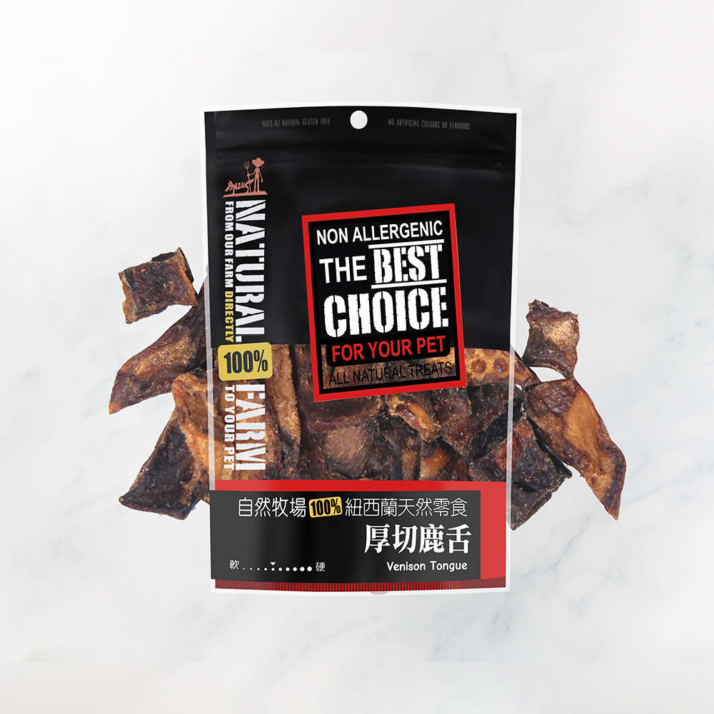 天然寵物零食．厚切鹿舌