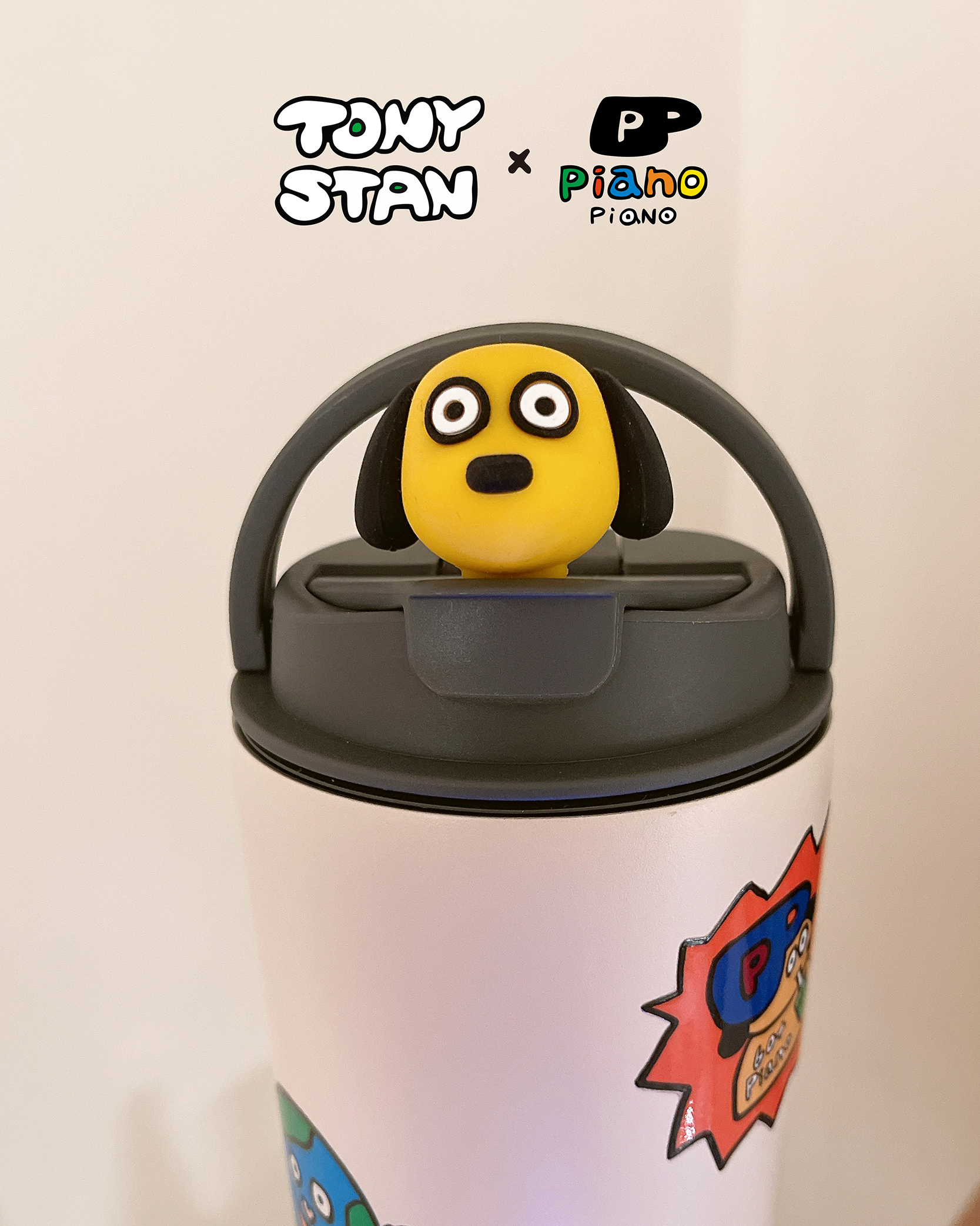 【2WAY撞色杯專用杯蓋 】屎蛋唐尼TonyStan聯名（單杯蓋不含撞色杯）|深灰蓋