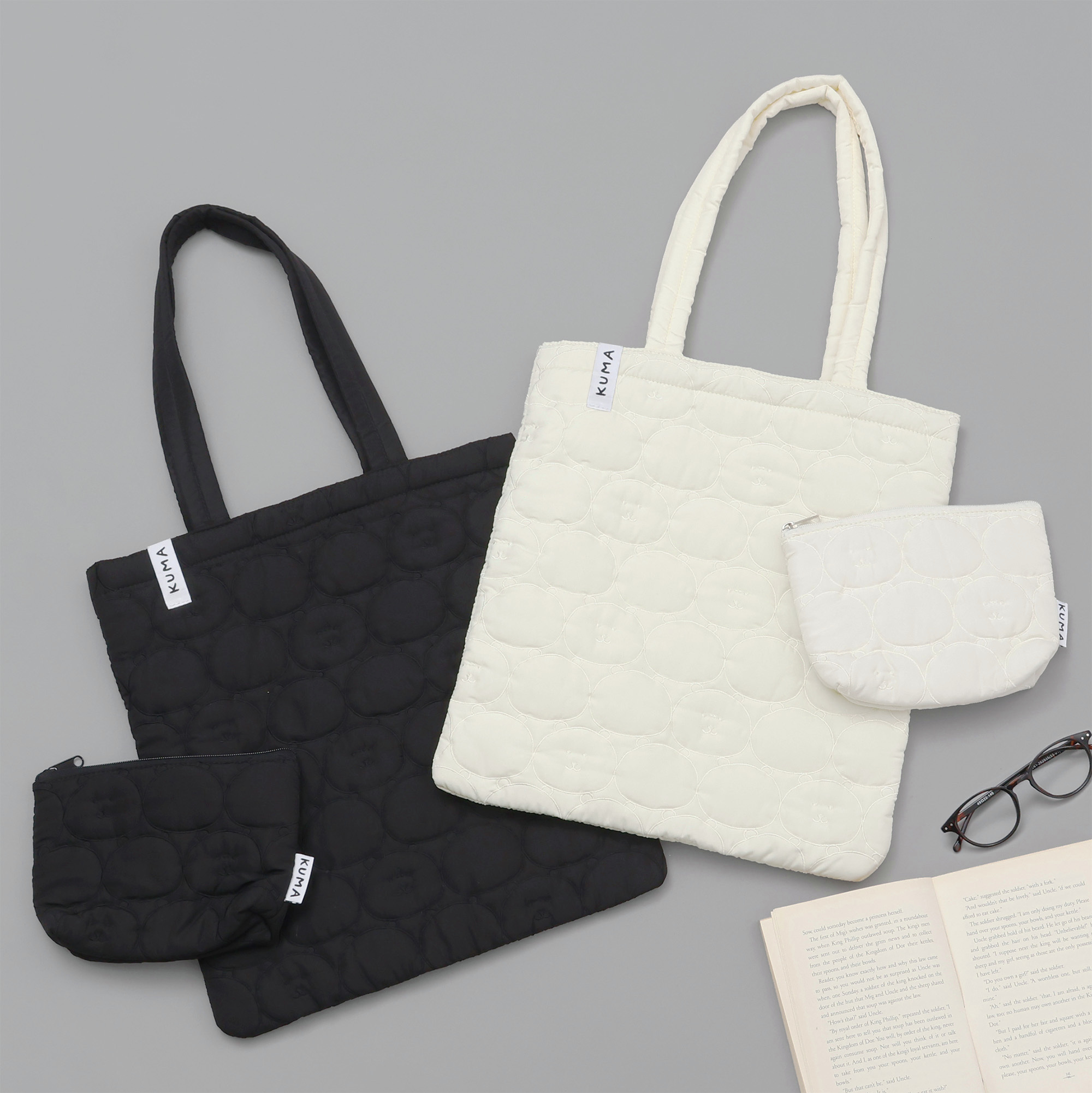 預訂｜Nagano Characters 白熊 絎縫系列手提袋 & 拉鍊袋