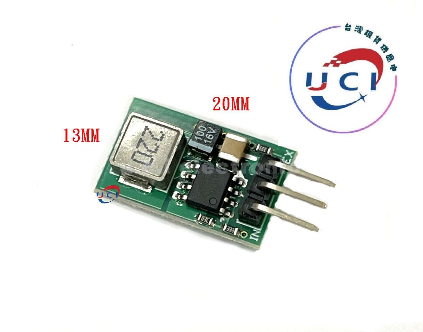 【UCI電子】(9-4) 替代LM7805 5.5~32V输入 5V/1A 超小三端稳压块 高效率 低热量