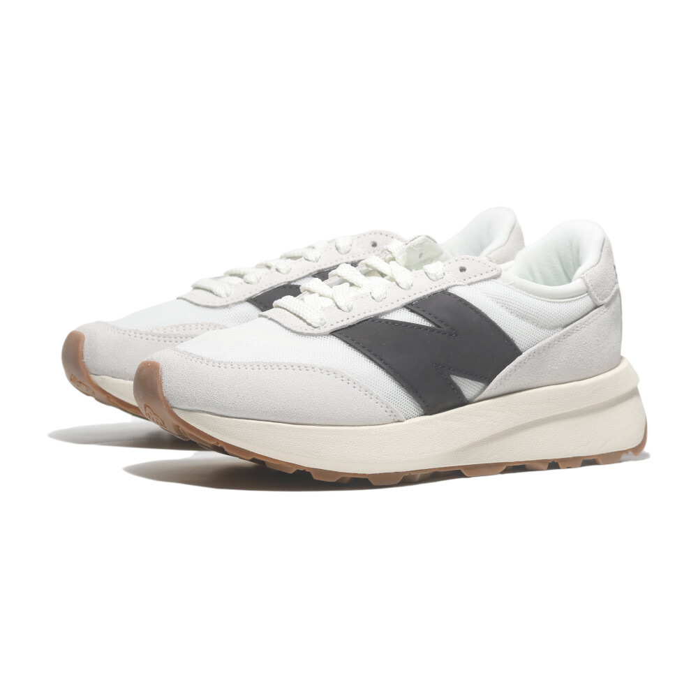 NEW BALANCE 休閒鞋 NB 370 米白黑 復古 情侶鞋 男女 U370CA