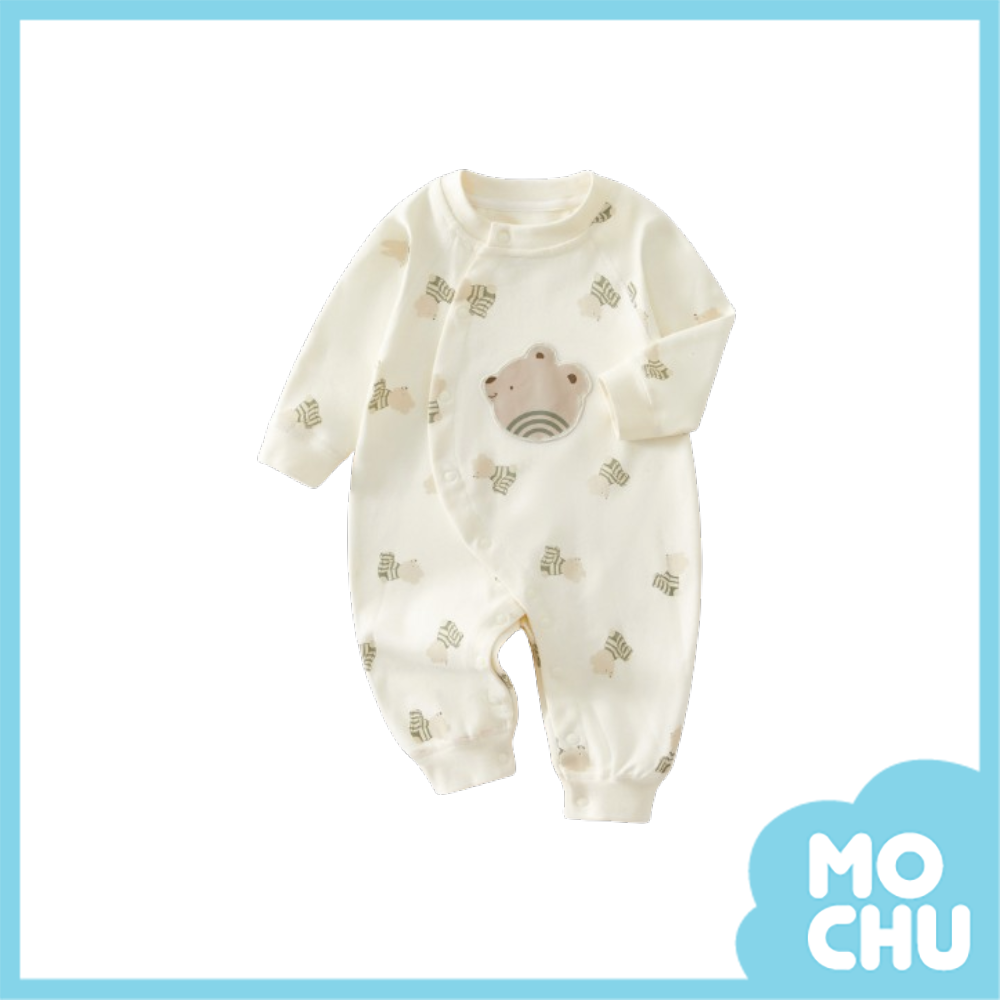 毛衣小熊長袖連身衣