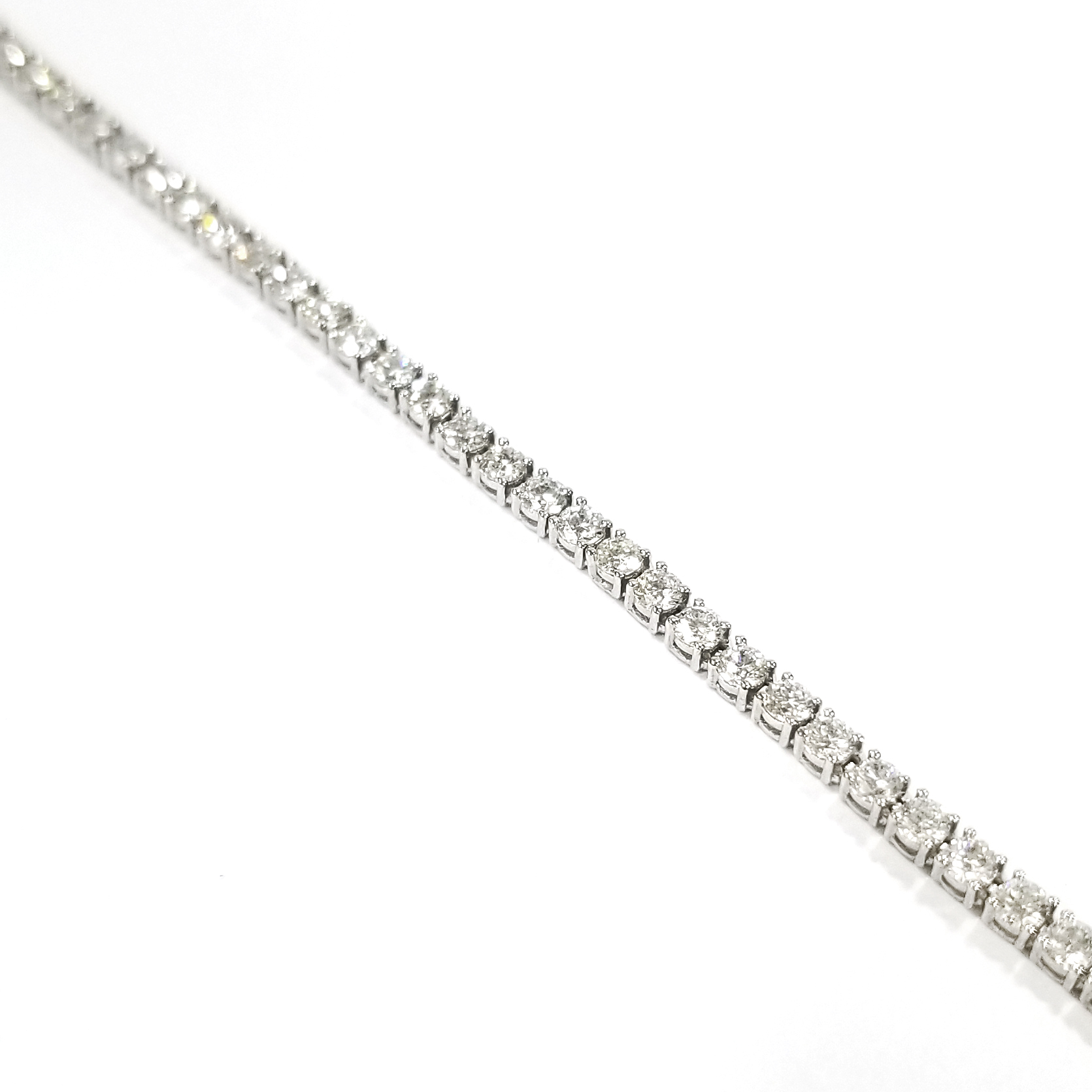 PT950鉑金 實驗室培育鑽石渾身手鏈