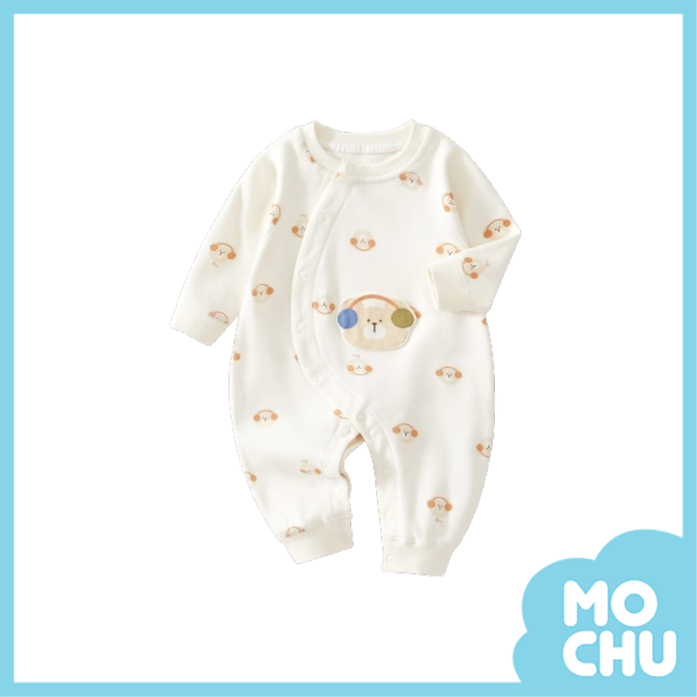 音樂小熊長袖連身衣