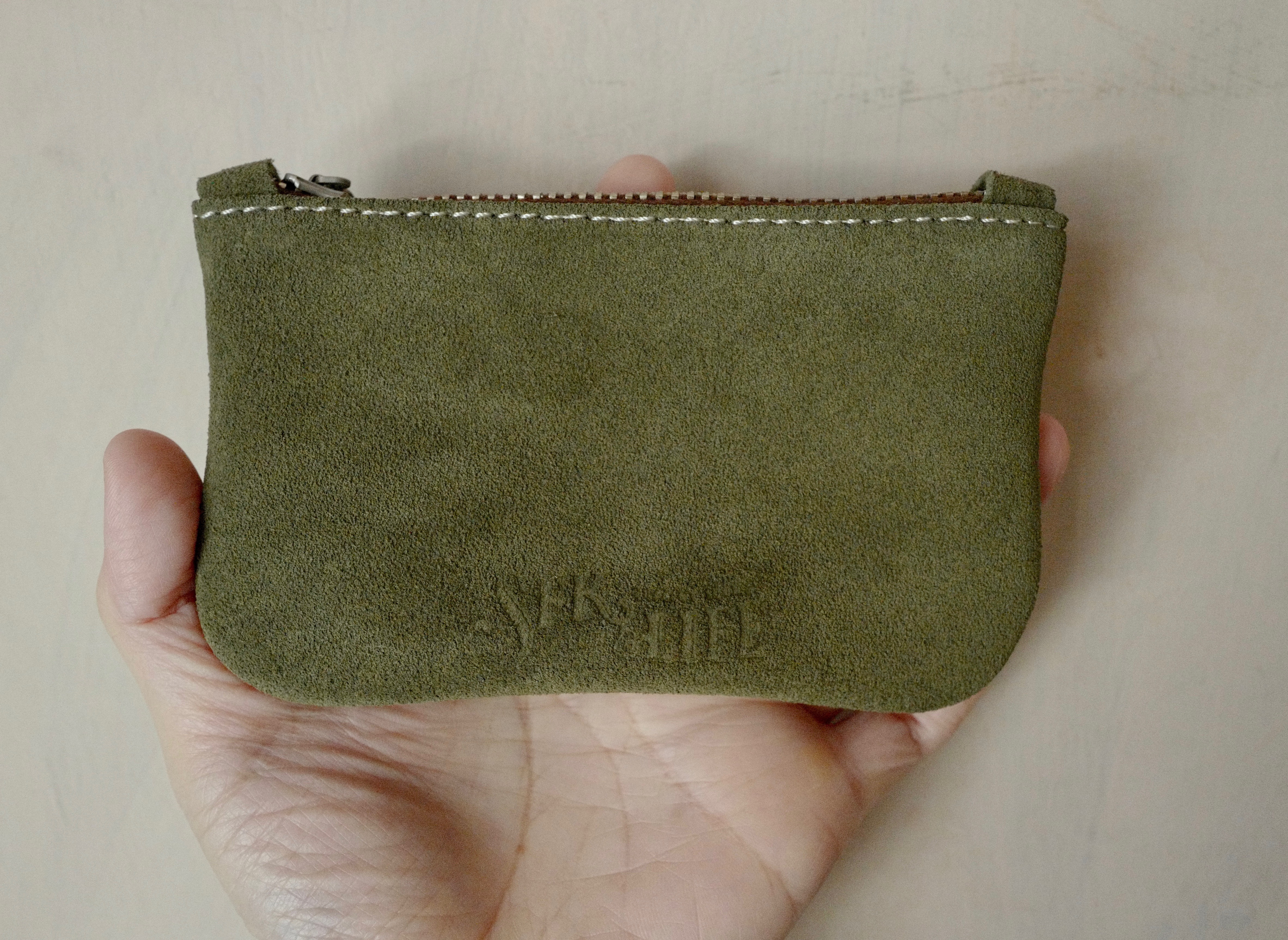 S.F.K. Suede Pouch Type 2 / 麂皮苔蘚綠 ( Moss green / Suede)  須事先詢問現貨數量