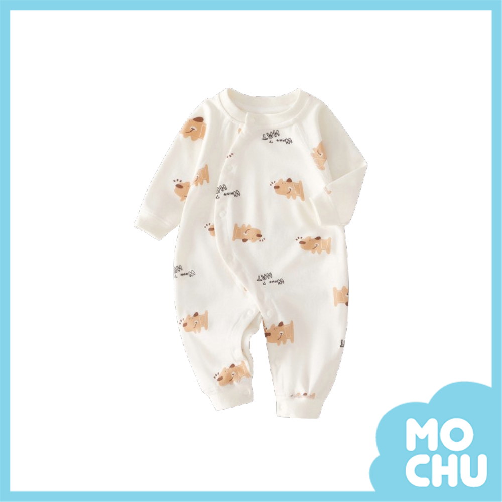 快樂狗狗長袖連身衣