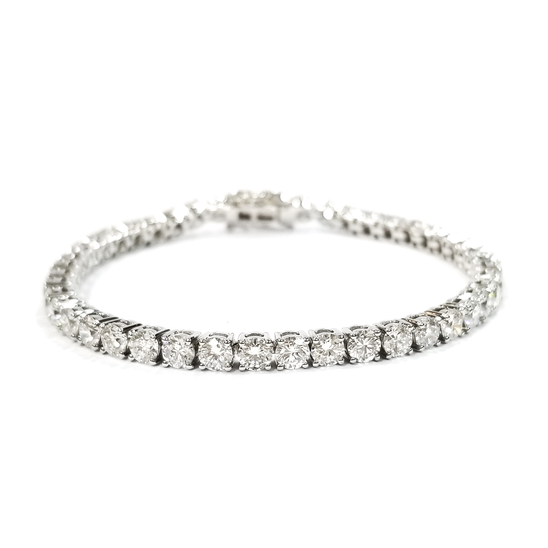 9K白金 實驗室培育鑽石渾身手鏈