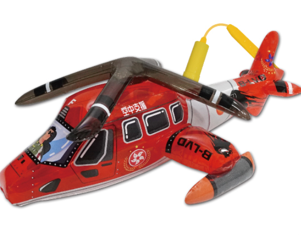 香港公共交通工具系列3D吹氣燈籠 - 直升機