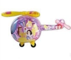 香港公共交通工具系列3D吹氣燈籠 - 直升機公主