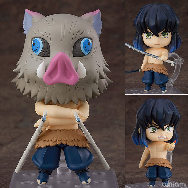 預訂12月  Good Smile Company  鬼滅之刃 1361 黏土人 嘴平伊之助 Nendoroid Demon Slayer: Kimetsu no Yaiba Inosuke Hashibira  Pre-order