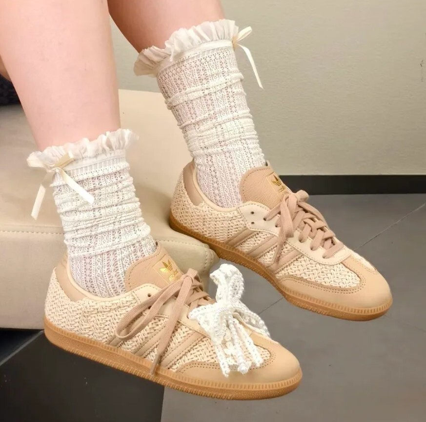 Adidas Samna OG 卡其色 奶茶色 編織  焦糖底 女鞋 JR9446