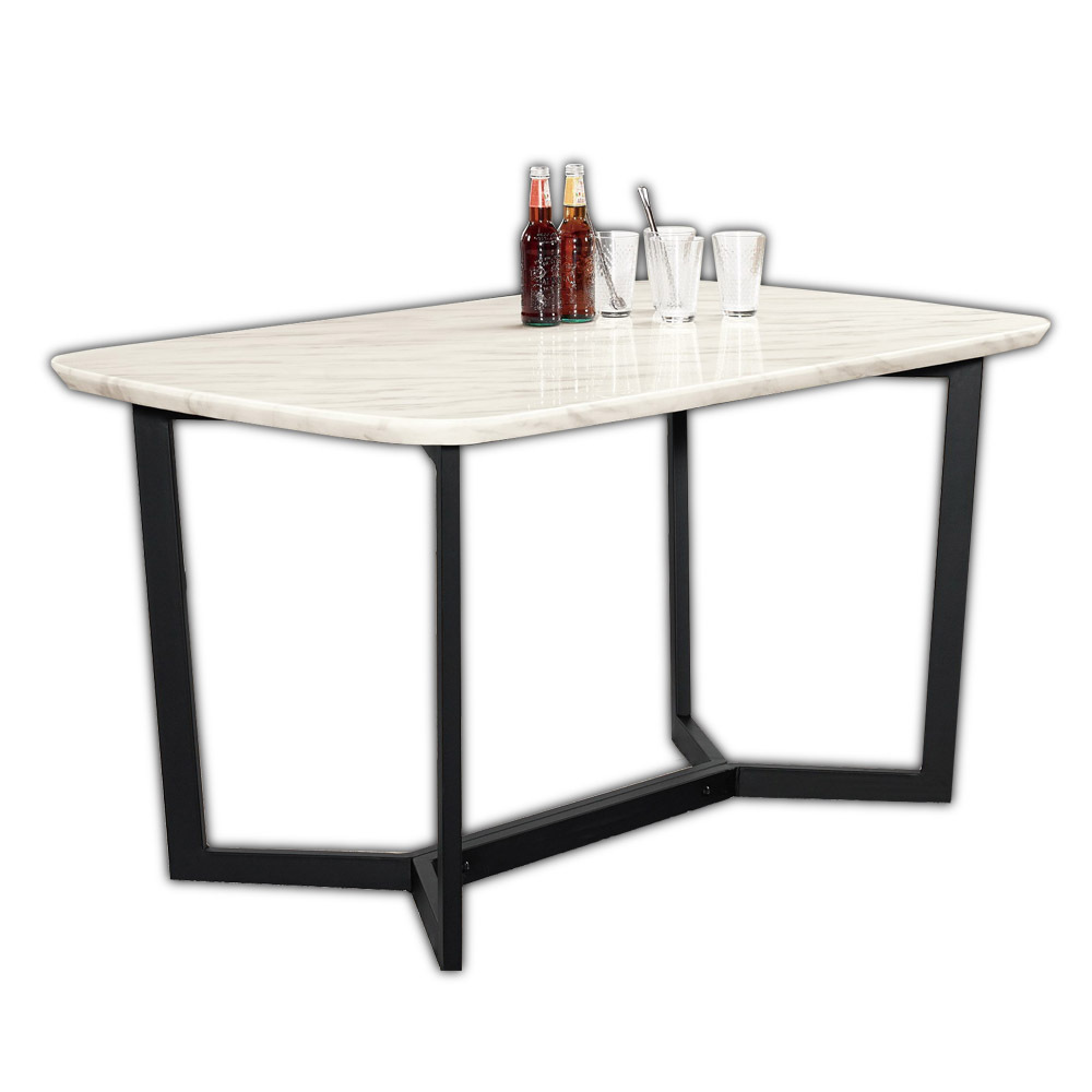 雷夫格4.7尺工業風石面餐桌