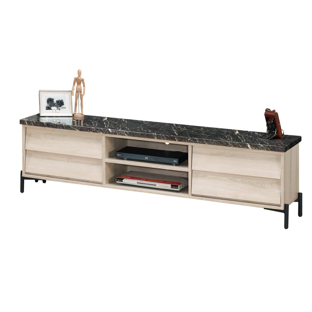 達克6.1尺四抽石面電視櫃/長櫃/視聽櫃