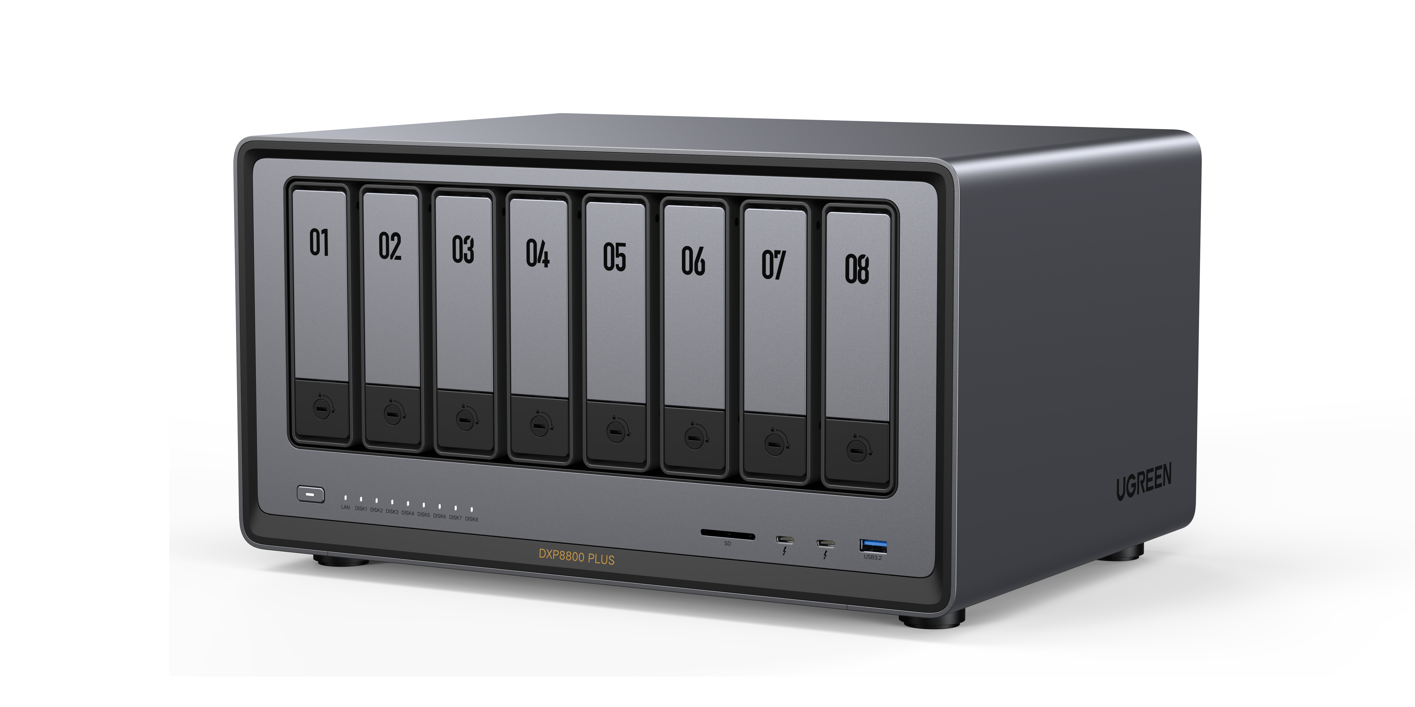 Ugreen DXP8800 Plus 8-Bay NAS Enclosure 網絡儲存裝置-35125