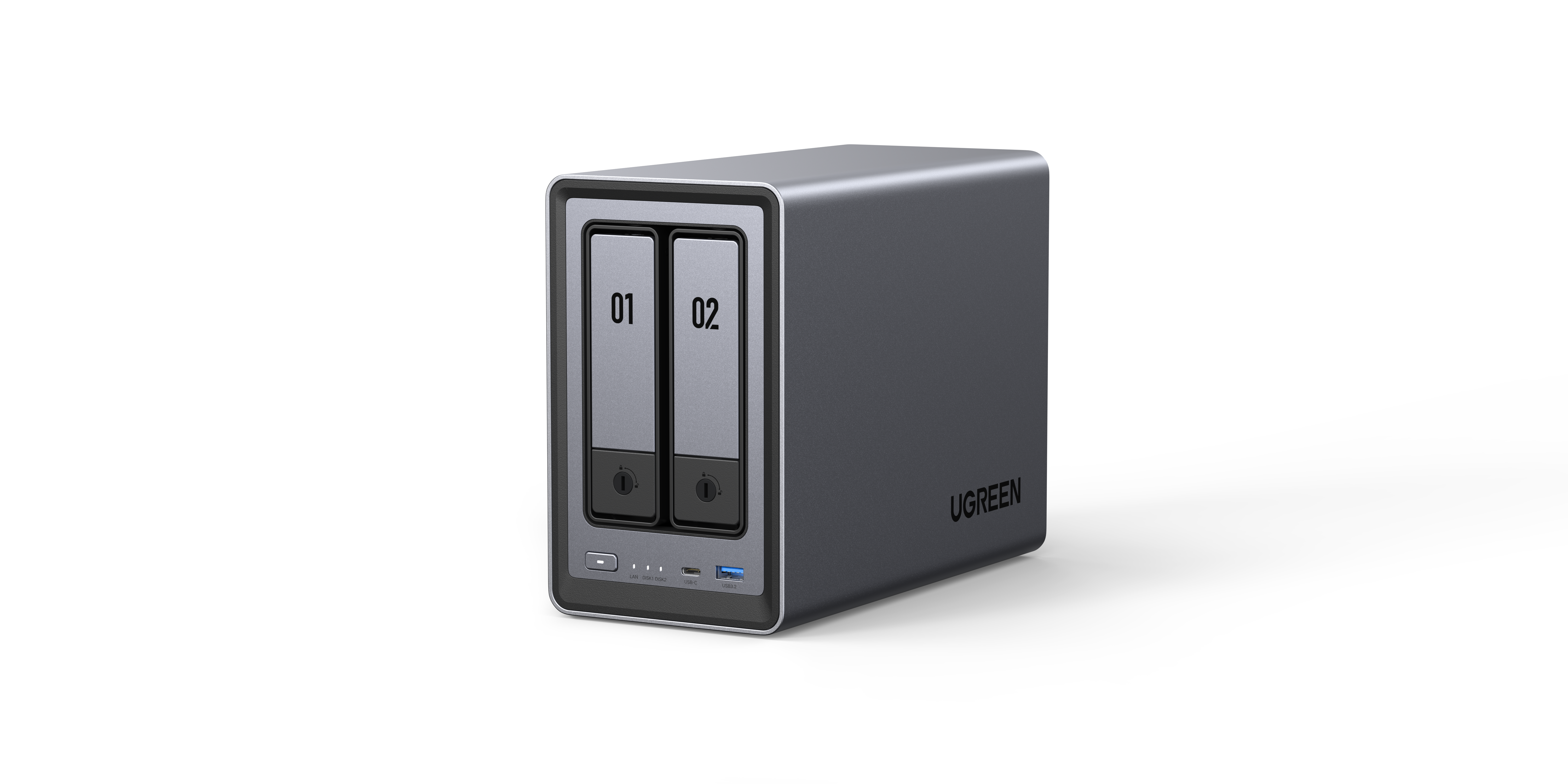 Ugreen DXP2800 2-Bay NAS 網絡儲存裝置-25227