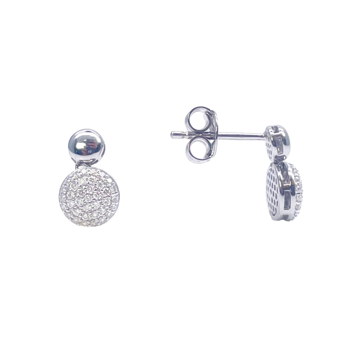 [S] JYDDM SMALL PEARL CRYSTAL EARRING, SJY18 (SJY18)