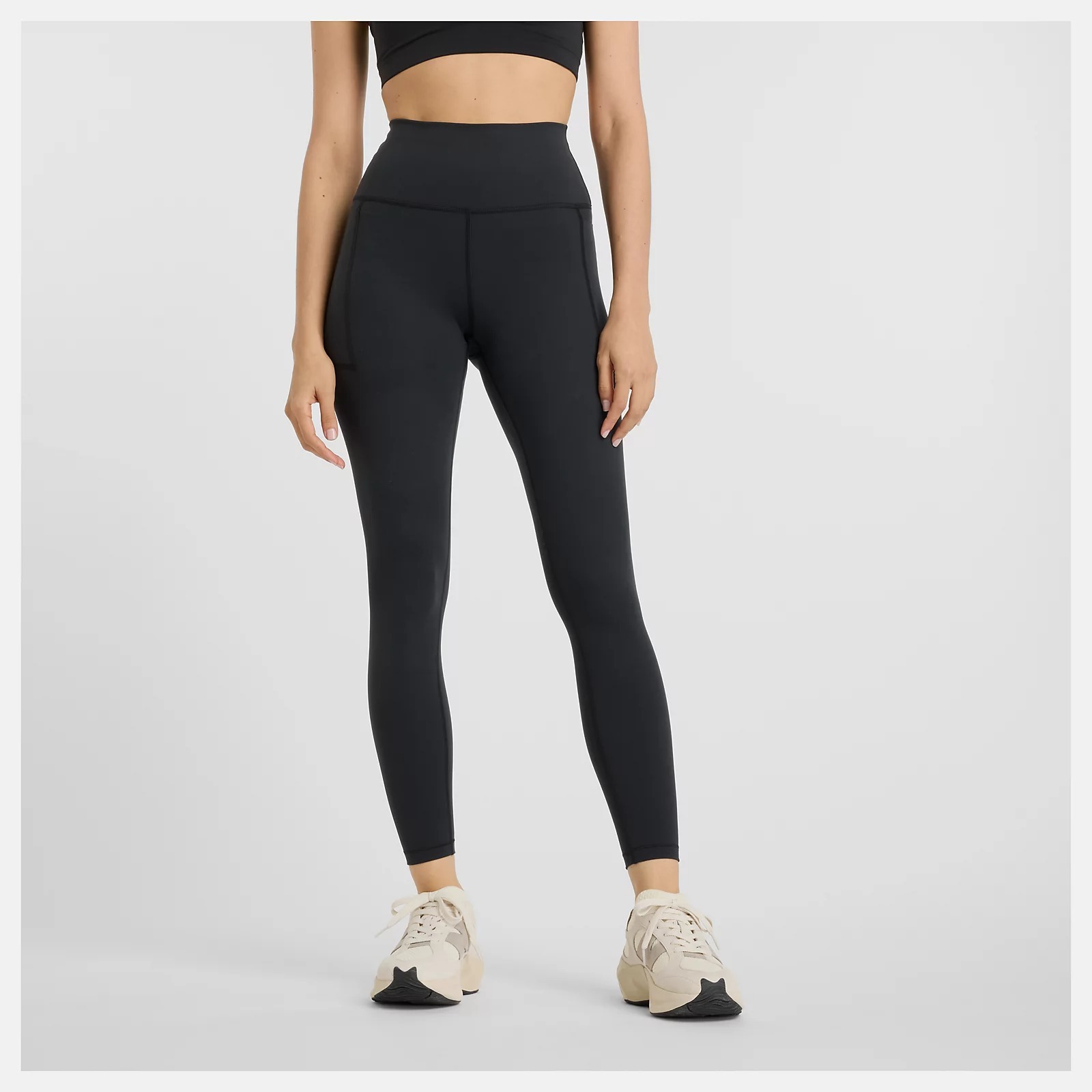 NEW BALANCE 束褲 NB DRY 黑色 運動 緊身褲 女 WP51124BK