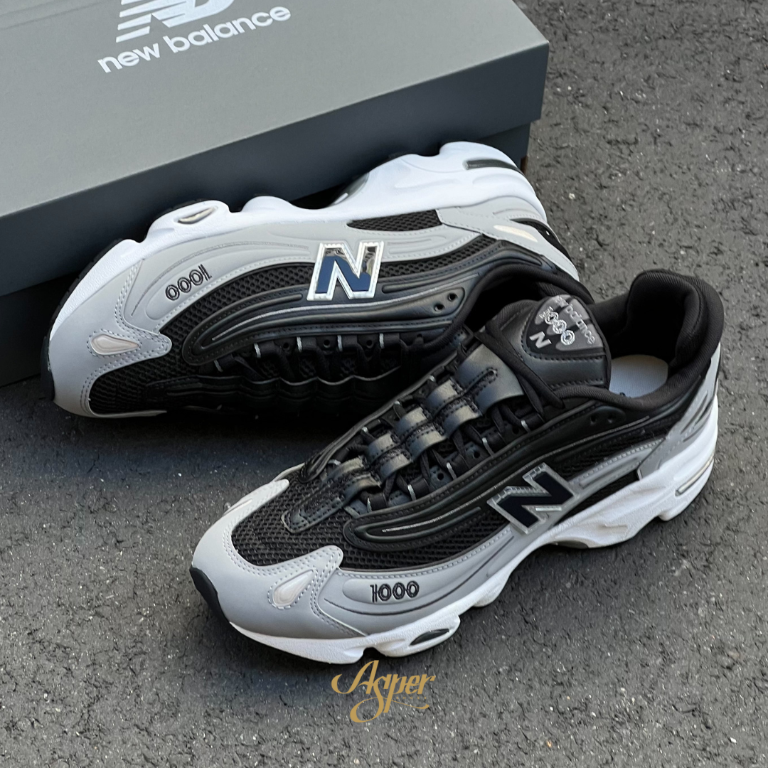 New Balance "Black and gray" 黑灰 M1000A VIII