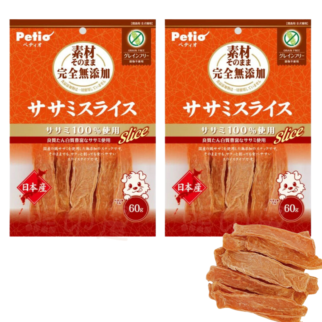 日本風乾純雞柳肉片 60G 狗零食 X2包
