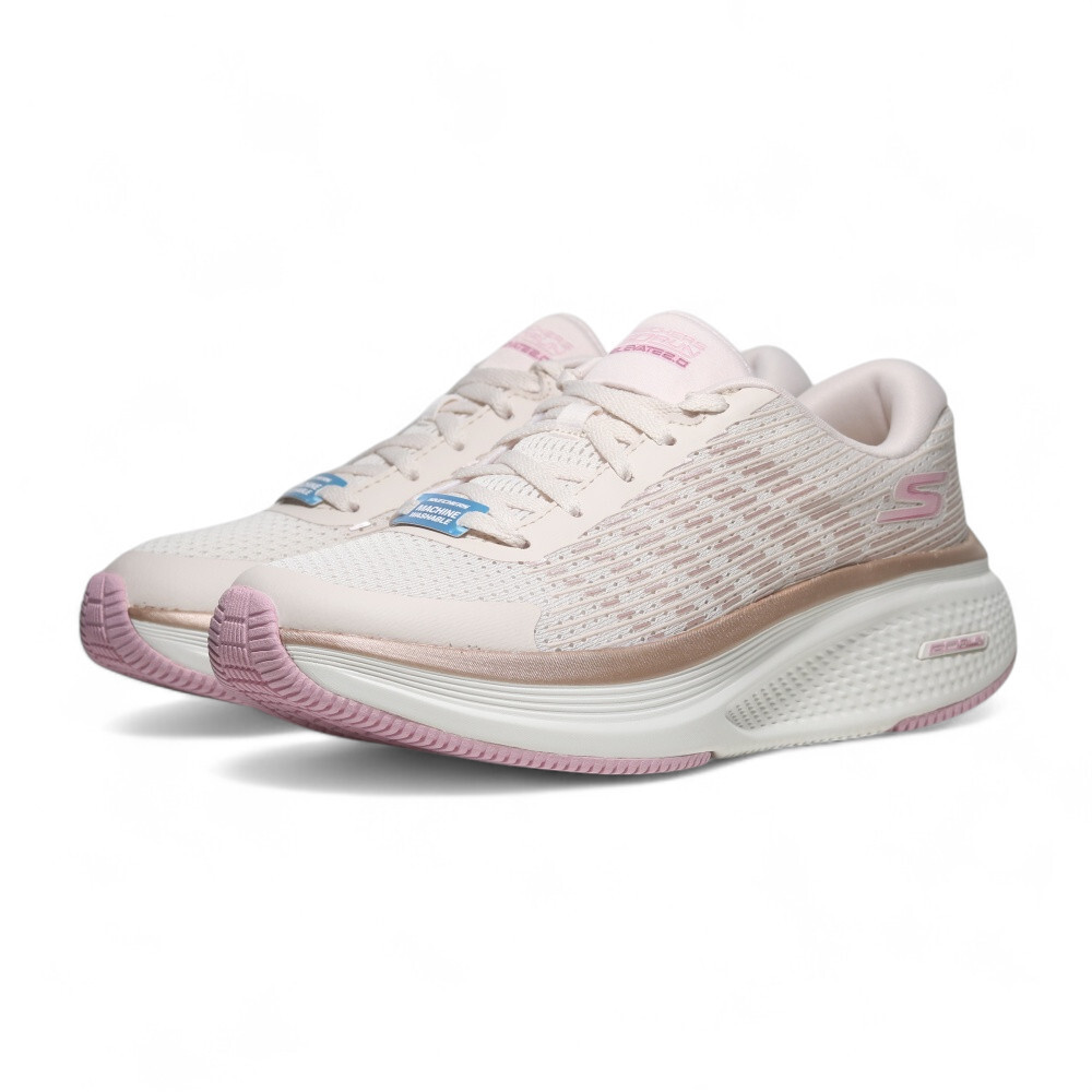 SKECHERS 慢跑鞋 GO RUN ELEVATE 2.0 粉卡其 運動 女 129008NTPK