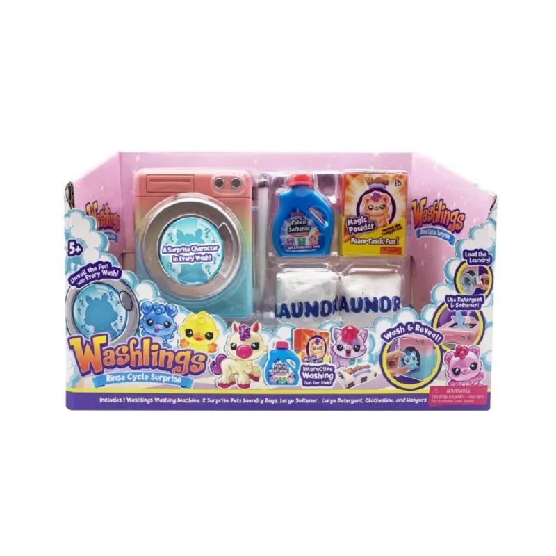 Washlings洗刷刷-洗衣機遊玩組(顏色隨機)