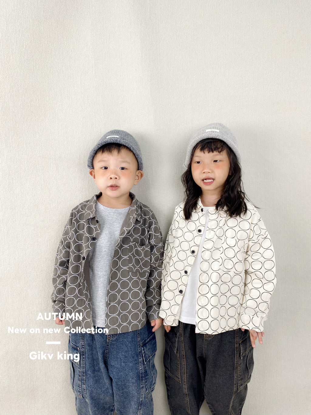 日系圓圓圈圈外套