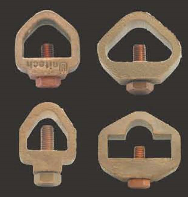 "Unitech" Rod To Tape Clamp 雞心(銅帶用)