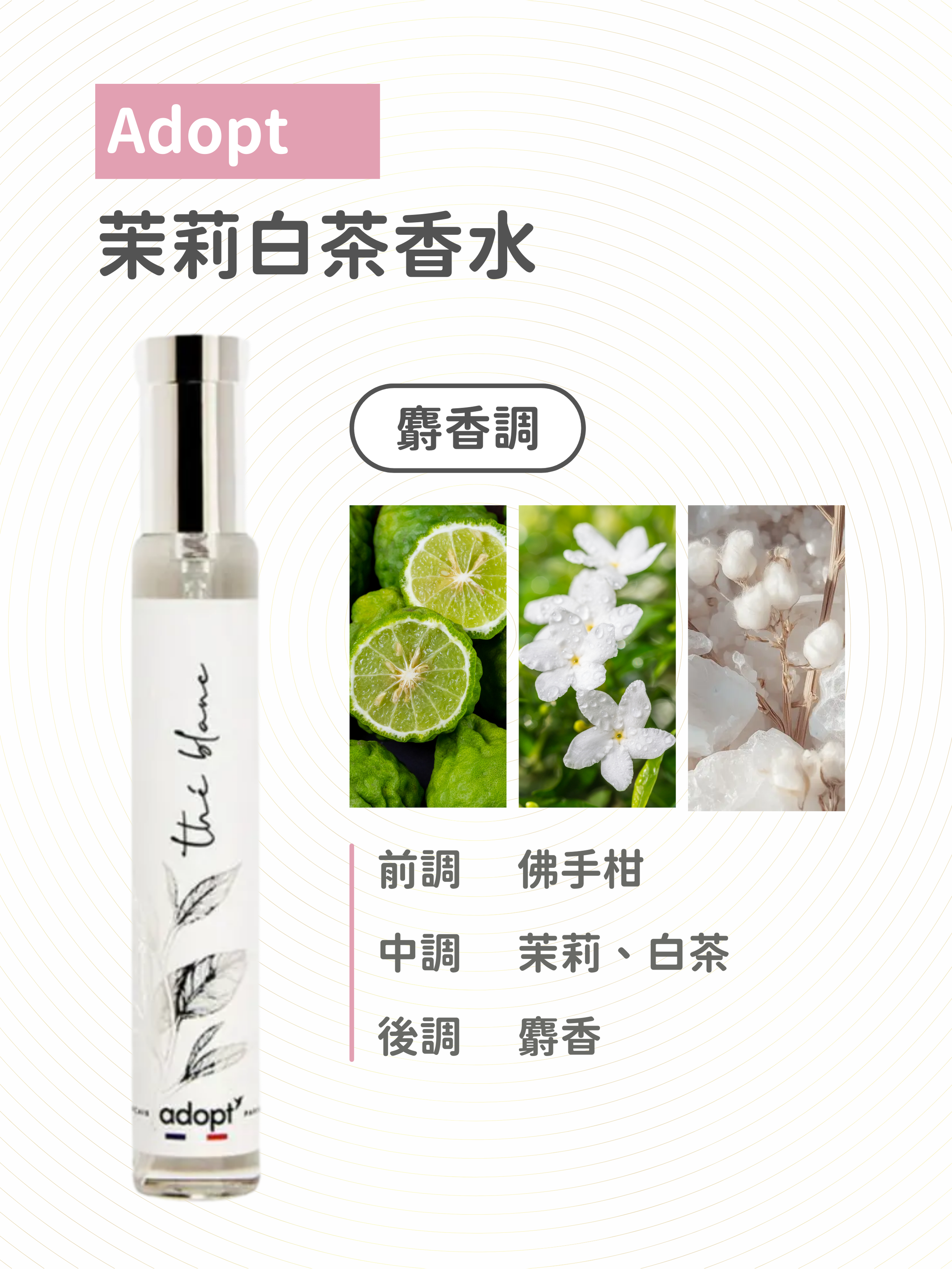 Adopt - 茉莉白茶香水 30ml