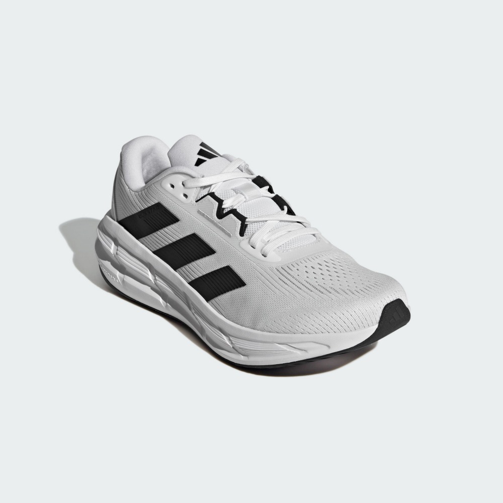 ADIDAS 慢跑鞋 QUESTAR 3 M 白黑 基本款 運動鞋 男 ID6318