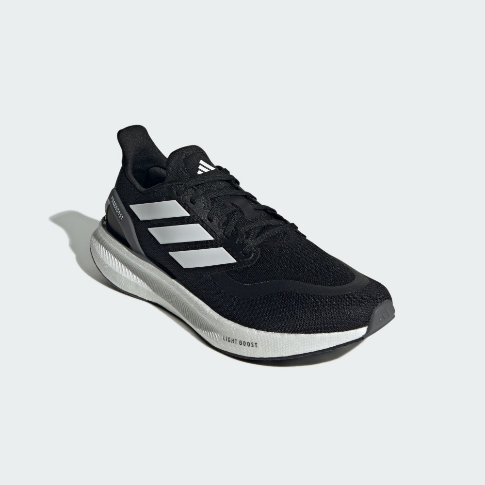 ADIDAS 慢跑鞋 PUREBOOST 5 黑白 輕量 耐磨 運動鞋 男 IF9191