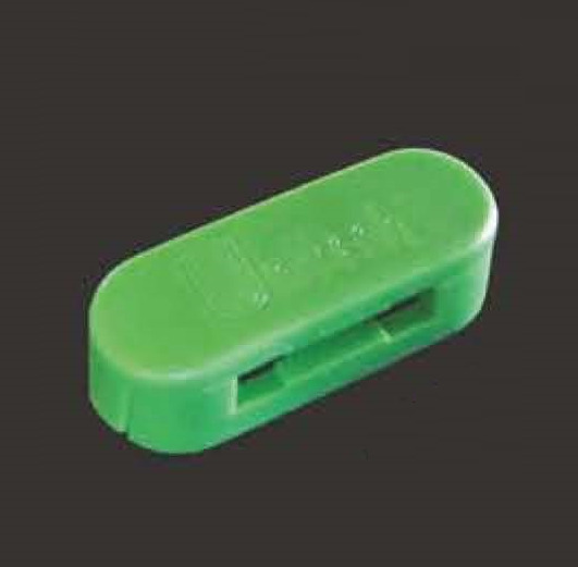 "Unitech"  D.C.Clip (Green)  包膠一字碼