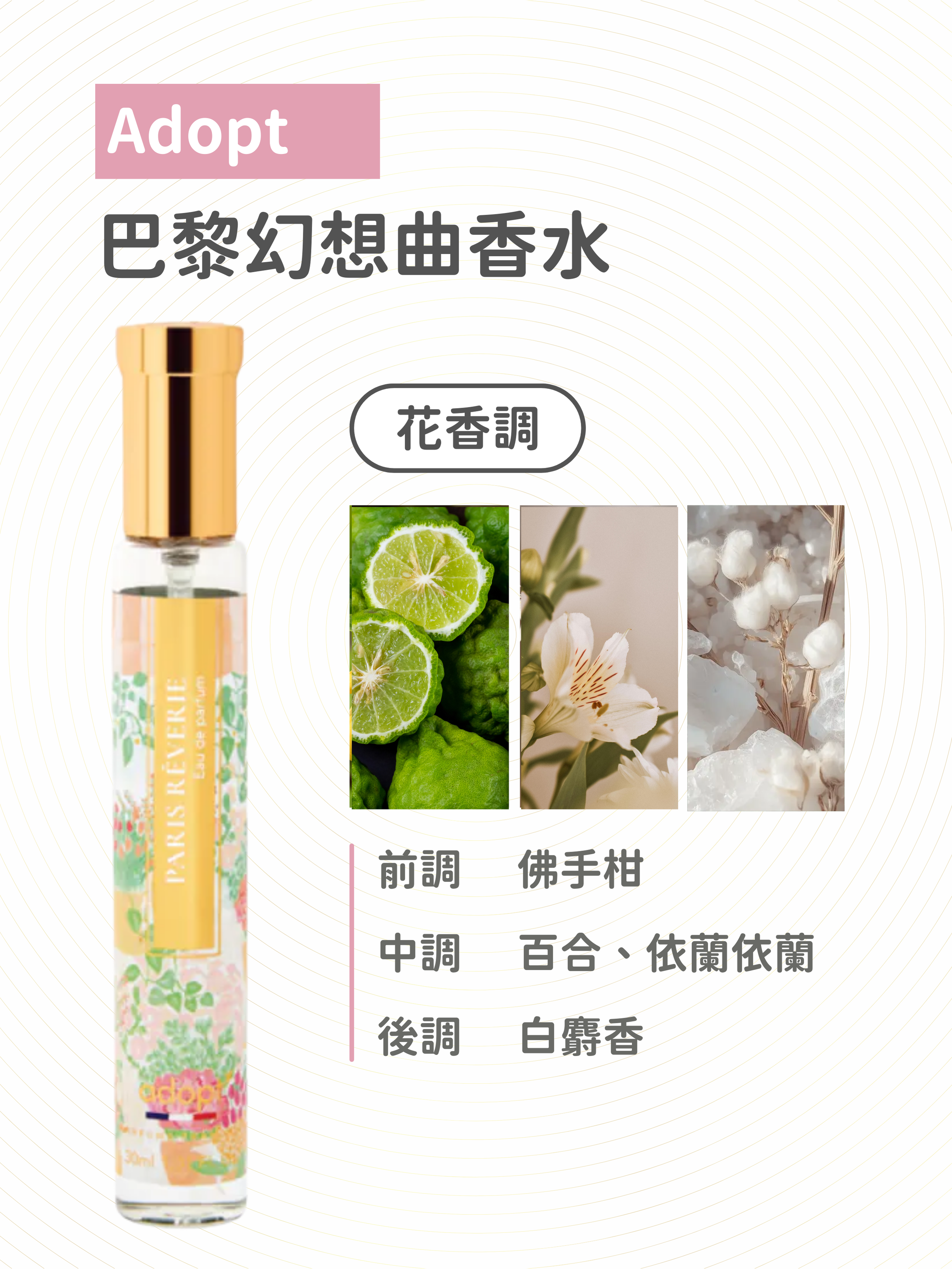 adopt' - 巴黎幻想曲 香水 30ml