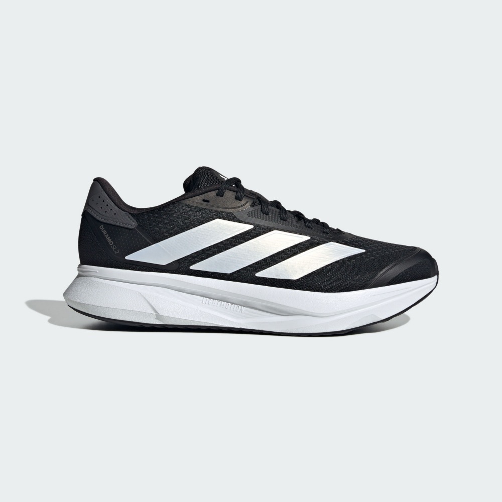 ADIDAS 慢跑鞋 DURAMO SL2 M WIDE 黑白 寬楦 運動鞋 男 IF9400