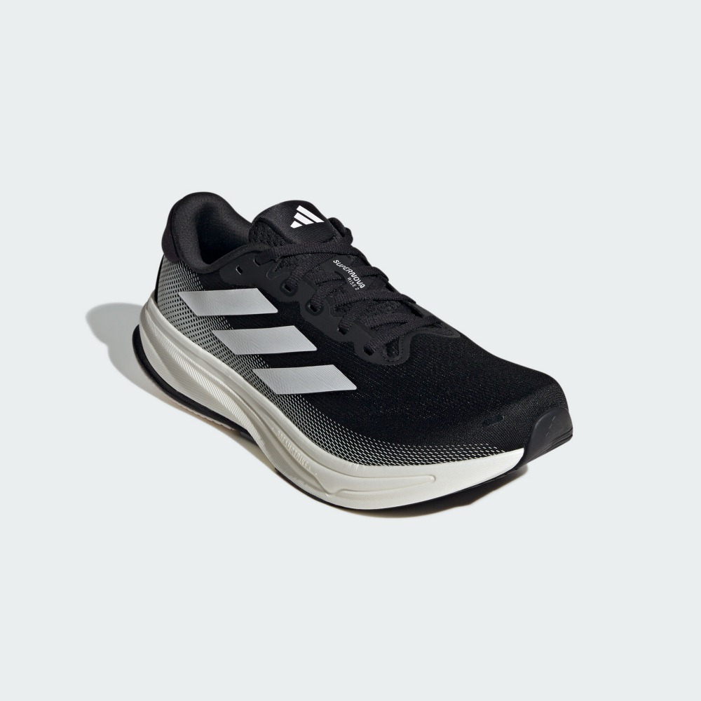 ADIDAS 慢跑鞋 SUPERNOVA RISE 2 WIDE M 黑白 運動鞋 男 IG2168