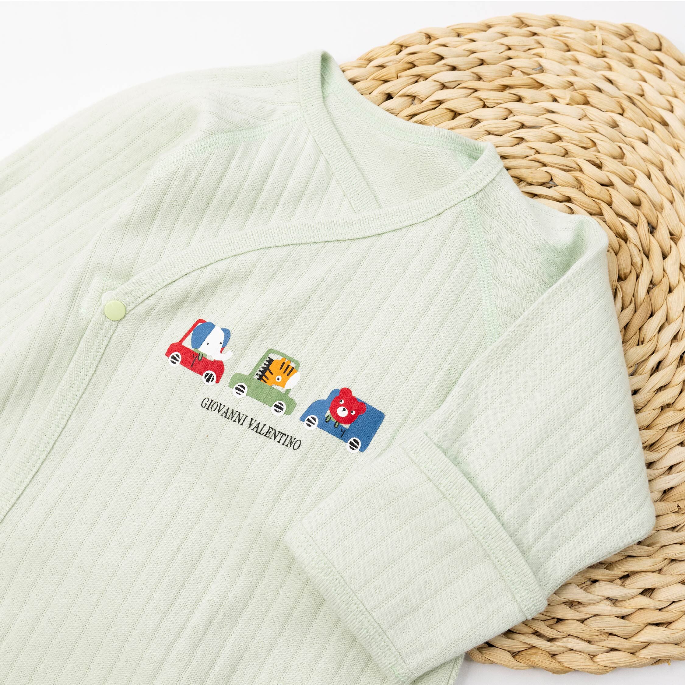 范侖鐵諾【32573】逗趣動物開車車棉質蝴蝶裝/蝴蝶衣＊二色