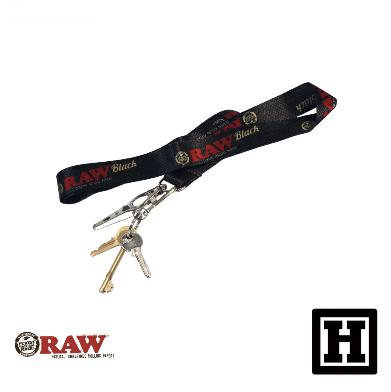RAW Lanyard Black 吊飾繩