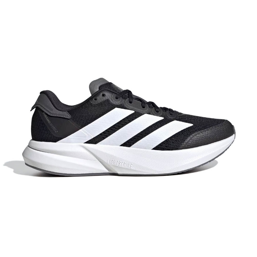 ADIDAS 慢跑鞋 DURAMO SPEED 2 M 黑白 運動鞋 男 IH8201