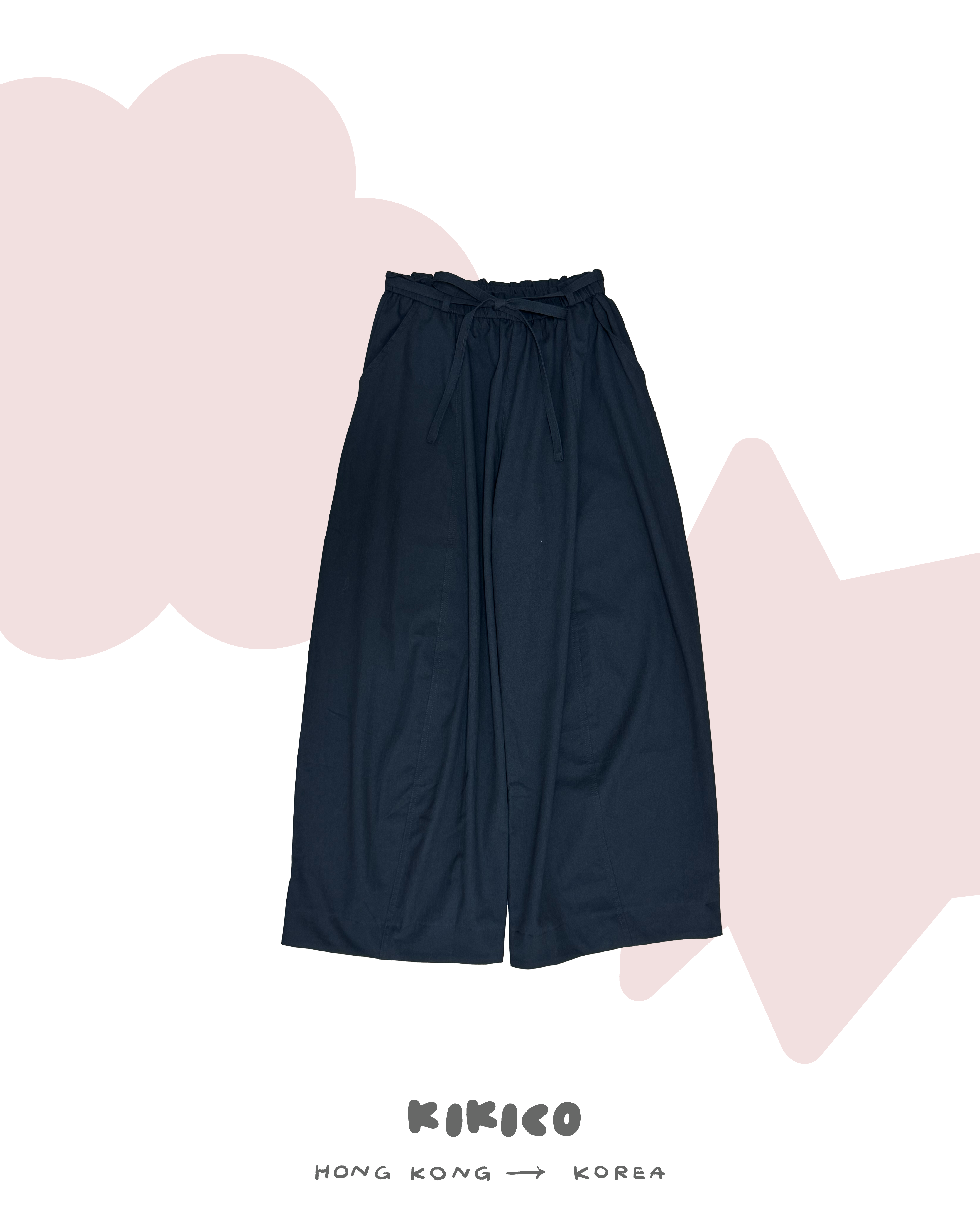 半橡筋半鈕挺身西褲