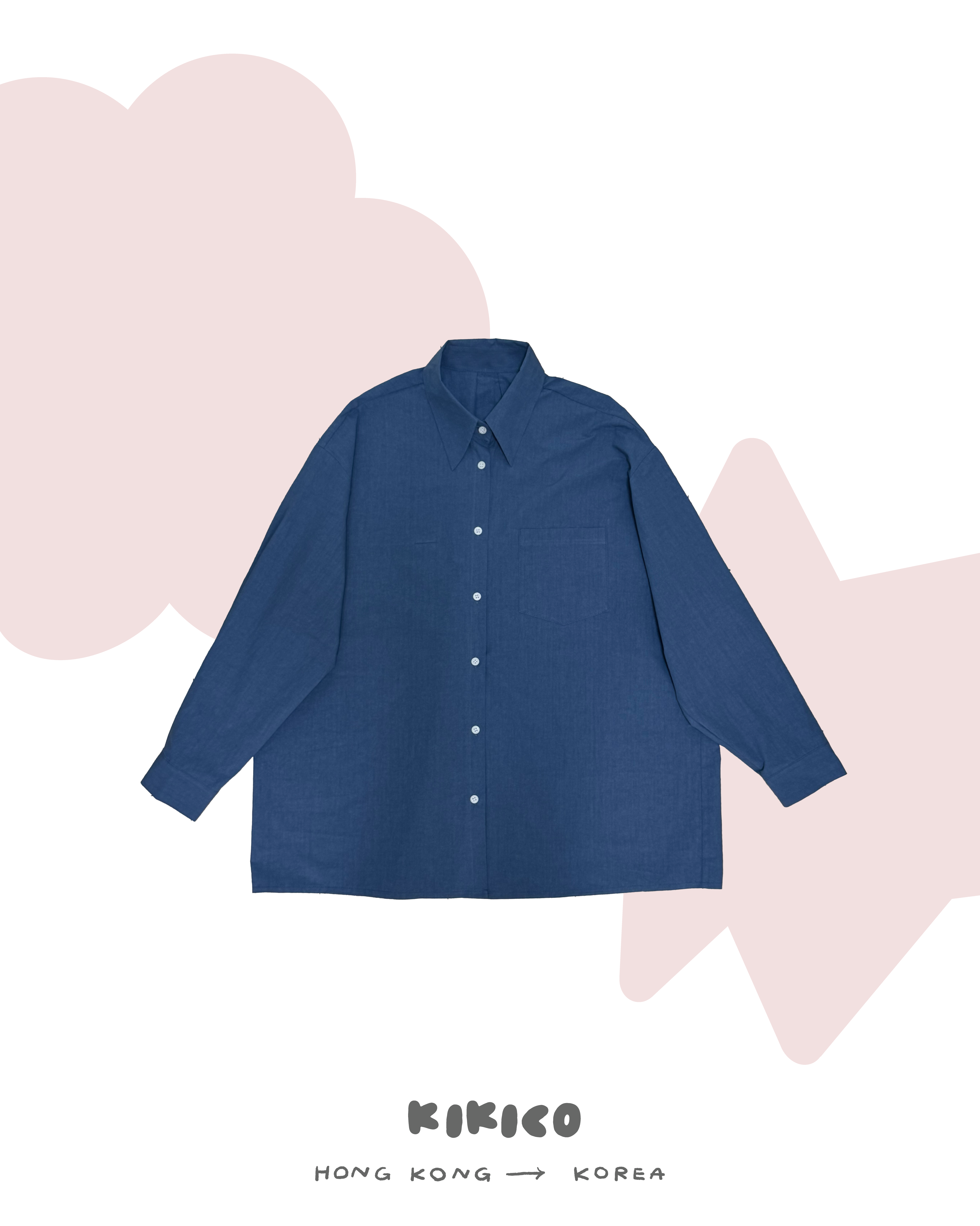 Kiki.co made must have!! 百搭長袖襯衫