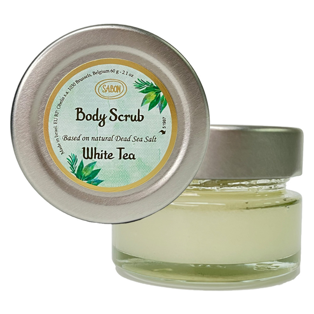 SABON 仲夏花果/感官境遇/白茶/微風拂綠 身體磨砂膏 60g -規格任選