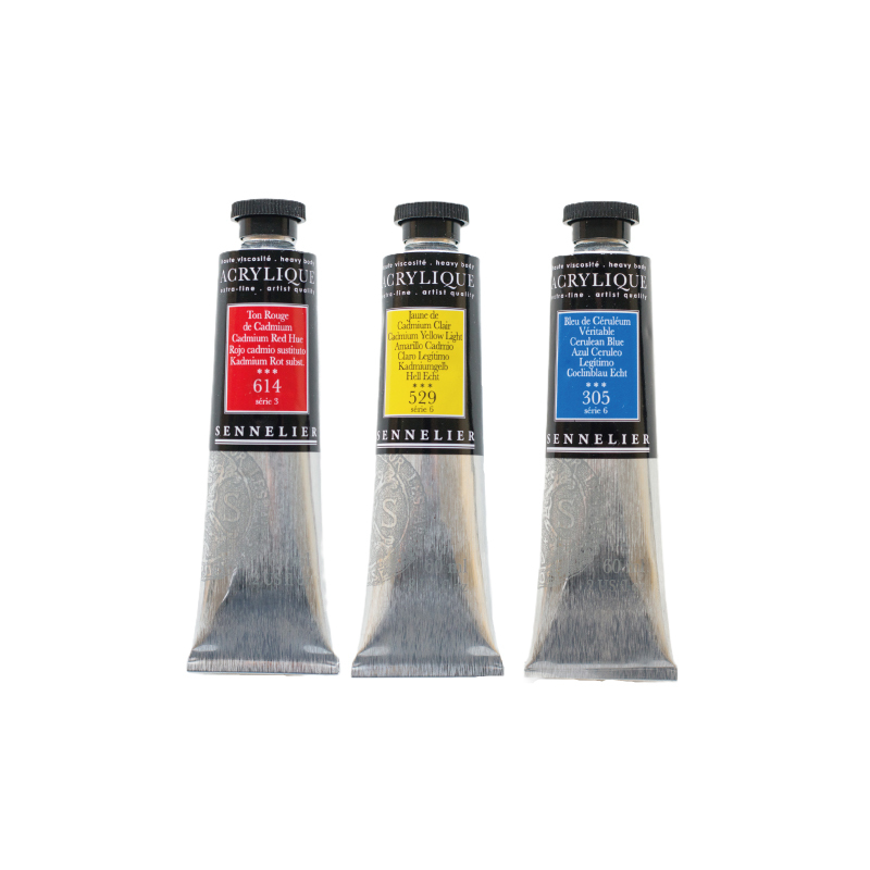 法國 SENNELIER 申內利爾 專家級壓克力顏料 60ml 共120色