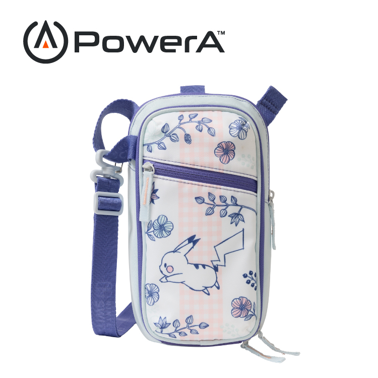 【PowerA】|任天堂官方授權| Switch主機斜背包(NSCS0258-01)-皮卡丘花園
