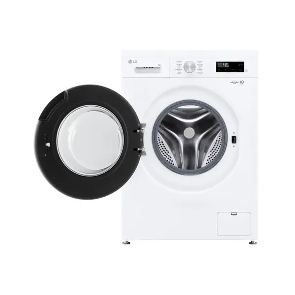 樂金 LG    F-VBS90W2G(可飛頂)‧9公斤/1200轉‧變頻蒸氣‧前置式洗衣機-香港行貨-原廠2年全機及10年摩打保養‧