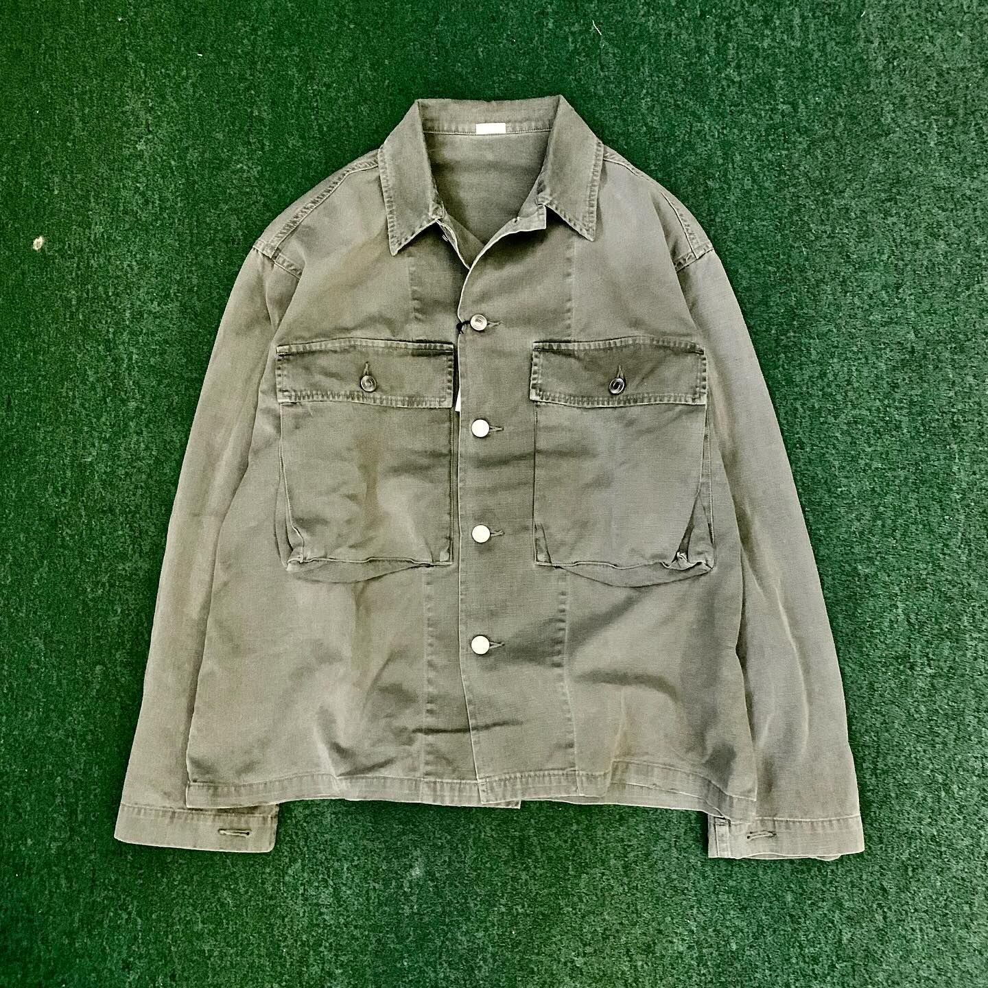 A.PRESSE 2025 S/S VINTAGE WW2 US ARMY UTILITY JACKET (25AAP-01-50) - SIZE 2