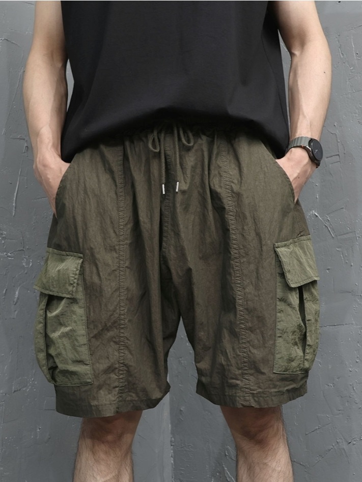 (韓國獨家特價) 顏料色塊氣球工裝短褲