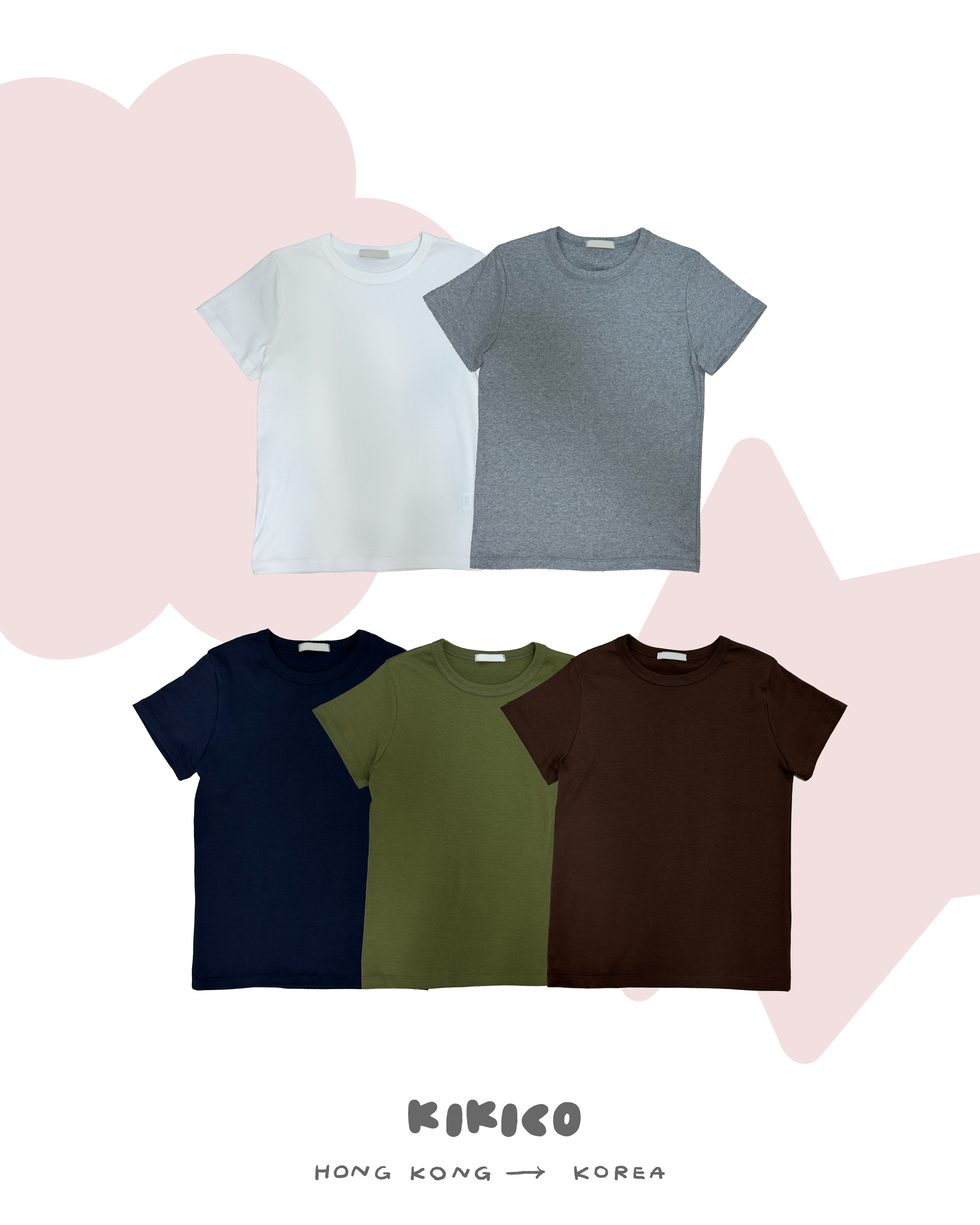 靚色Basic短袖Tee