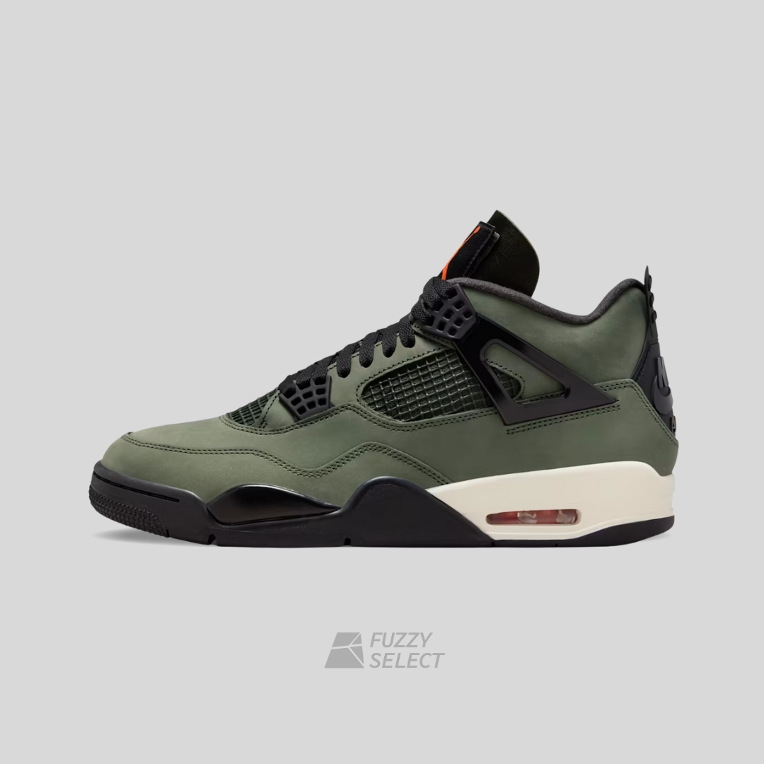 【逢甲 FUZZY】Undefeated x Air Jordan 4 "Jumpman" 2025聯名 軍綠 IB1519-200