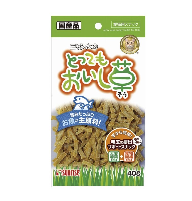 Sunrise 貓草吐毛小食 魚味 40G