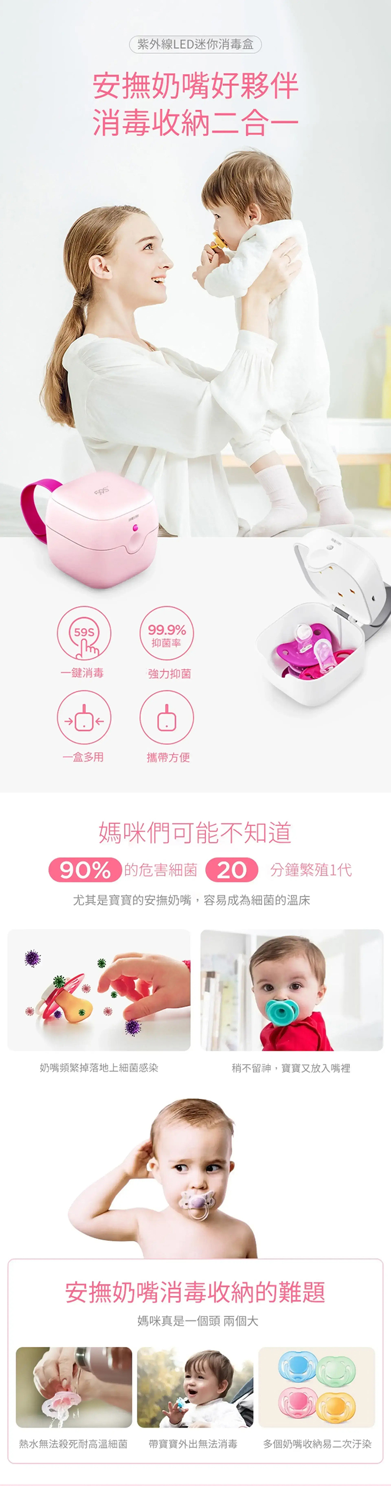 59S,紫外線LED迷你消毒盒 S6